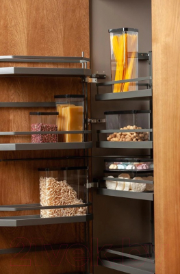 Емкость для хранения Rotho Loft Premium / 1160608080 (прозрачный/черный)