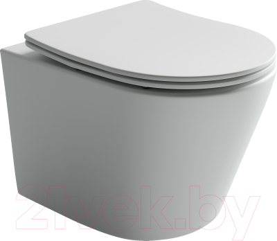 Унитаз подвесной Ceramica Nova Balearica CN6000MW (с сиденьем) - фото