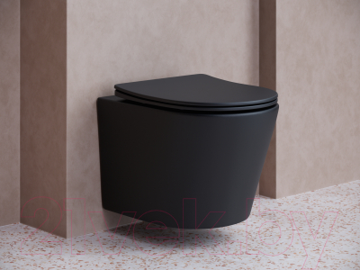 Унитаз подвесной Ceramica Nova Balearica CN6000MB (с сиденьем)