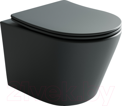 Унитаз подвесной Ceramica Nova Balearica CN6000MDH (с сиденьем) - фото