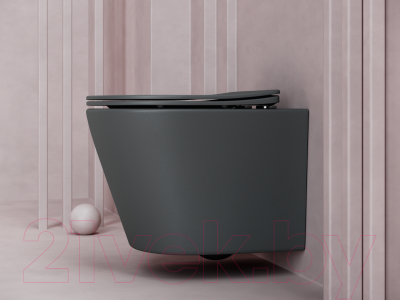 Унитаз подвесной Ceramica Nova Balearica CN6000MDH (с сиденьем)