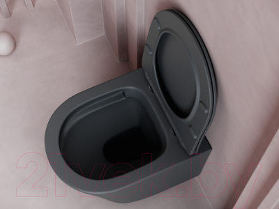 Унитаз подвесной Ceramica Nova Balearica CN6000MDH (с сиденьем)