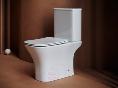 Унитаз напольный Ceramica Nova Alfa CN9002 (с сиденьем)