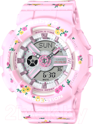 Часы наручные женские Casio BA-110LSB-4A - фото