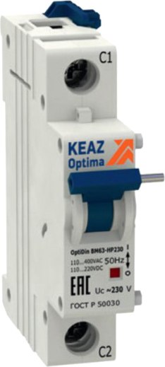 Расцепитель независимый КЭАЗ OptiDin BM63 НР230 / 249184 - фото