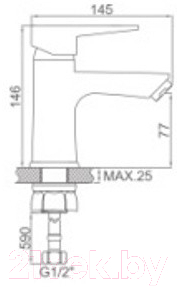 Смеситель Loffrey LF81012C