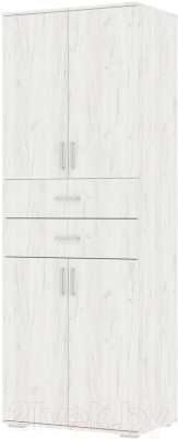 Шкаф Стендмебель Нельсон ШК 05 (дуб крафт белый) - фото