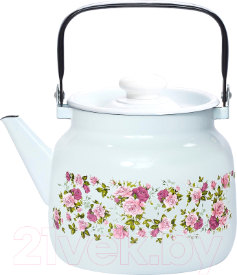 Чайник Лысьвенские эмали Китайская роза 2713П2/4 - фото