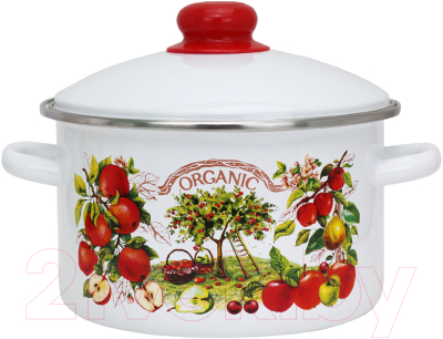 Набор кастрюль Эмаль Organic 2-3214/4