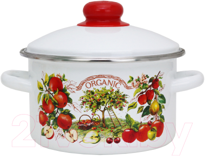 Набор кастрюль Эмаль Organic 2-3214/4