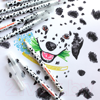 Фломастеры Мульти-пульти Енот и далматинцы / WP_11624