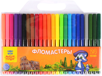 Фломастеры Мульти-пульти Енот в Италии / WP_10730 - фото