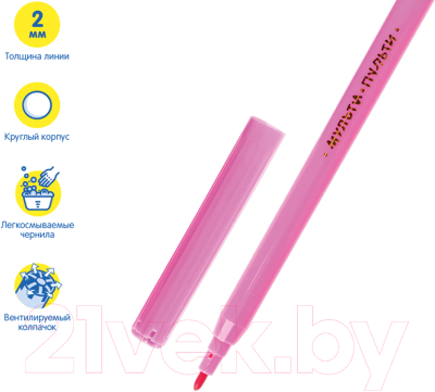 Фломастеры Мульти-пульти Енот в Италии / WP_16676