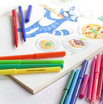 Фломастеры Мульти-пульти Енот в Италии / WP_16676