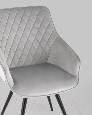 Стул Stool Group Сеул / AV 333-H09-K14PM-08 (велюр светло-серый)