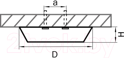 Точечный светильник Lightstar Urbano Mini 214704