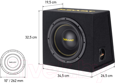 Корпусной пассивный сабвуфер Swat MAS-10SB