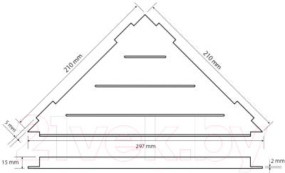 Полка для ванной Bemeta Cytro 101302430