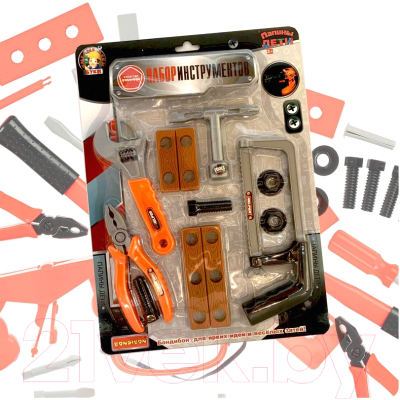 Набор инструментов игрушечный Bondibon Папины дети / ВВ5634