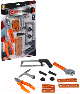 Набор инструментов игрушечный Bondibon Папины дети / ВВ5634