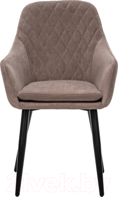 Стул Импэкс Leset Слим с подлокотниками (черный/велюр латте)