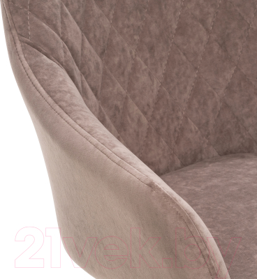 Стул Импэкс Leset Слим с подлокотниками (черный/велюр латте)