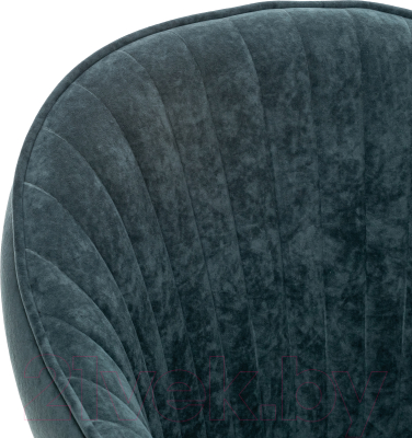 Стул Импэкс Leset Вайд с подлокотниками (белый/велюр темно-зеленый)