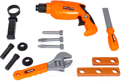 Набор инструментов игрушечный Bondibon Папины дети / ВВ5633 - фото