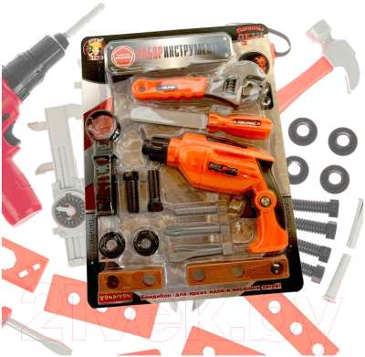 Набор инструментов игрушечный Bondibon Папины дети / ВВ5633