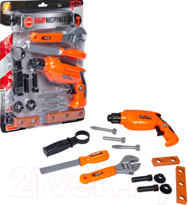 Набор инструментов игрушечный Bondibon Папины дети / ВВ5633