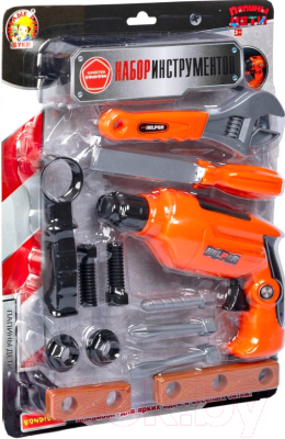 Набор инструментов игрушечный Bondibon Папины дети / ВВ5633