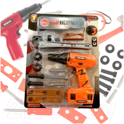 Набор инструментов игрушечный Bondibon Папины дети / ВВ5631