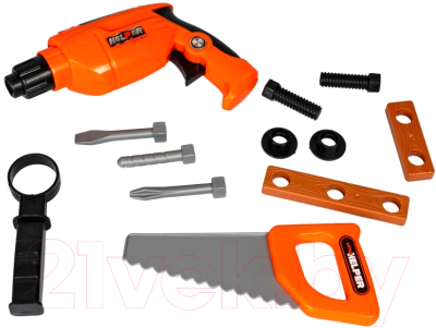 Набор инструментов игрушечный Bondibon Папины дети / ВВ5632 - фото