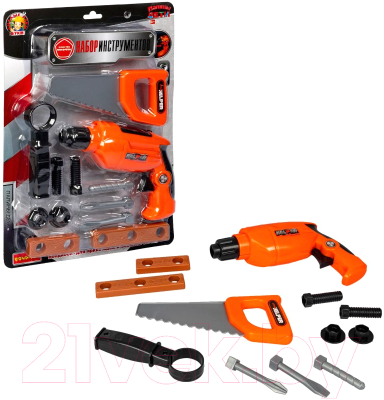 Набор инструментов игрушечный Bondibon Папины дети / ВВ5632