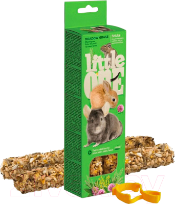 Лакомство для грызунов Mealberry Little One Палочки с луговыми травами