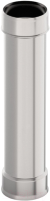 Труба дымохода Гефест Сталь 1м 180 AISI 430/0/8мм - фото