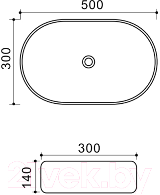 Умывальник Uptrend Sparrow TR41385