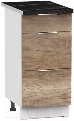 Шкаф-стол кухонный Интермебель Микс Топ ШСР 850-23-300 (дуб каньон/тунис) - фото