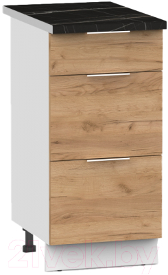 Шкаф-стол кухонный Интермебель Микс Топ ШСР 850-23-300 (дуб крафт золотой/тунис) - фото