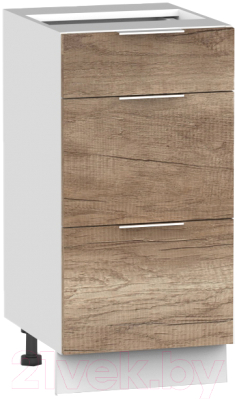 Шкаф-стол кухонный Интермебель Микс Топ ШСР 850-23-300 без столешницы (дуб каньон) - фото