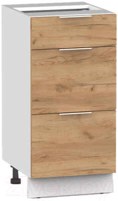 Шкаф-стол кухонный Интермебель Микс Топ ШСР 850-23-300 без столешницы (дуб крафт золотой) - фото