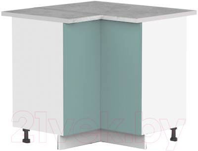 Шкаф под мойку Интермебель Микс Топ ШСРУМ 850-29-900 (сумеречный голубой/венато) - фото