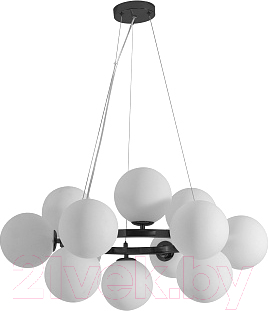 Люстра Kinklight Сида 07508-12.19 (черный) - фото