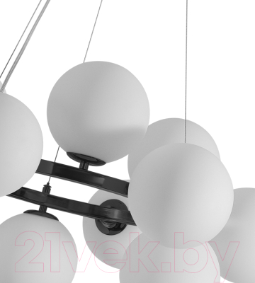 Люстра Kinklight Сида 07508-12.19 (черный)