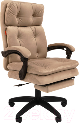 Кресло офисное Chairman 442 (ткань Т-10, бежевый) - фото