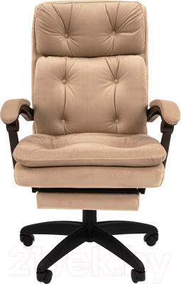 Кресло офисное Chairman 442 (ткань Т-10, бежевый)