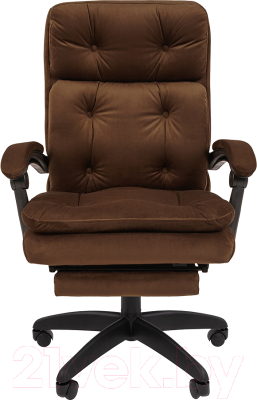 Кресло офисное Chairman 442 (ткань Т-14 коричневый)