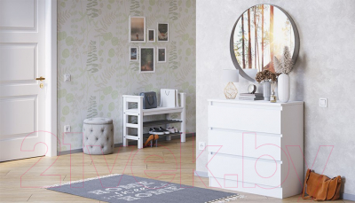 Комод Polini Kids Simple 1930 / 0002570.9 (белый)