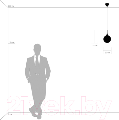 Потолочный светильник Lightstar Globo 813023