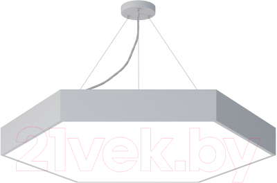 Потолочный светильник ЭРА Geometria Hexagon / Б0050552 - фото